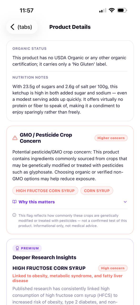 Snackwise food scanner app — Pick the better version, fast.