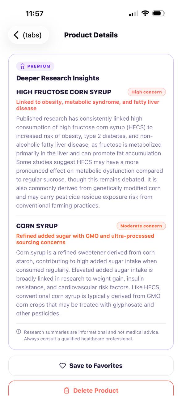 Snackwise food scanner app — Keep what works. Skip what doesn't.